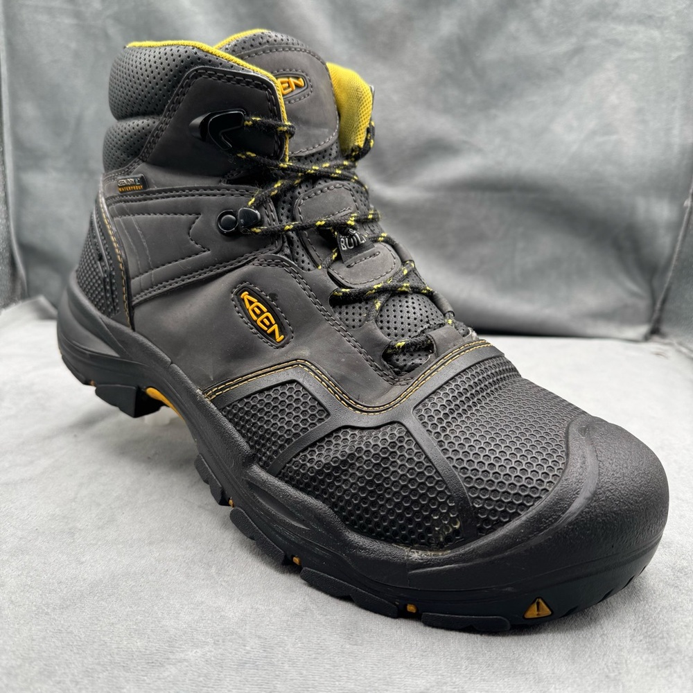 KEEN Utility Logandale 6” WP Men’s 13D Raven Black Soft Toe‎ Work Boots